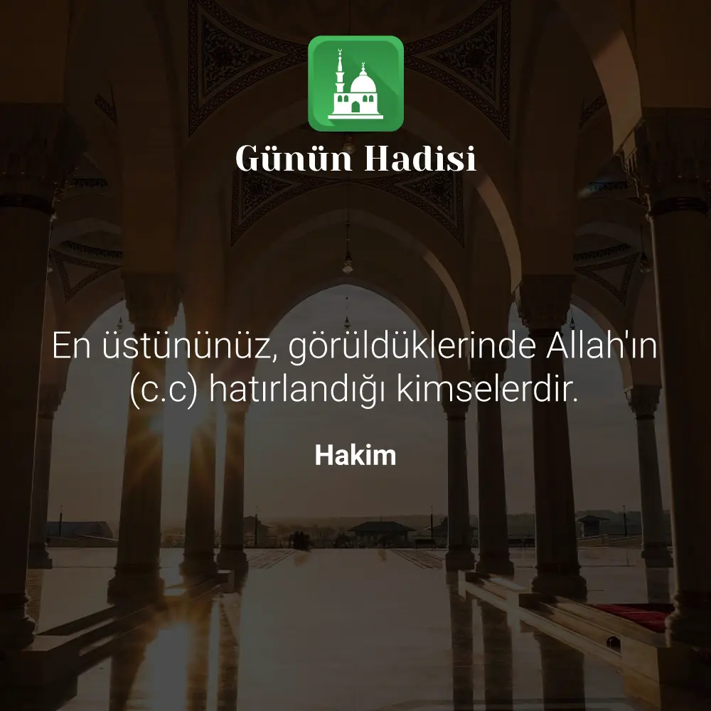 Günün Hadisi