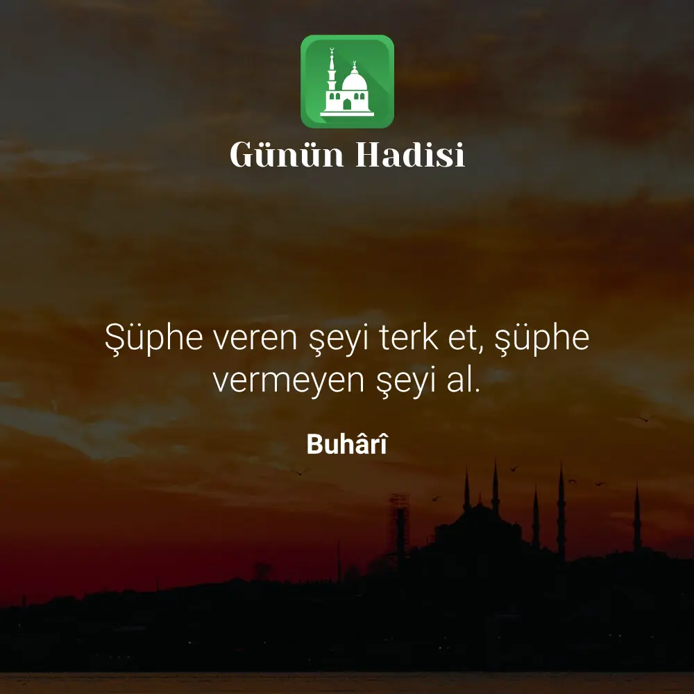 Günün Hadisi