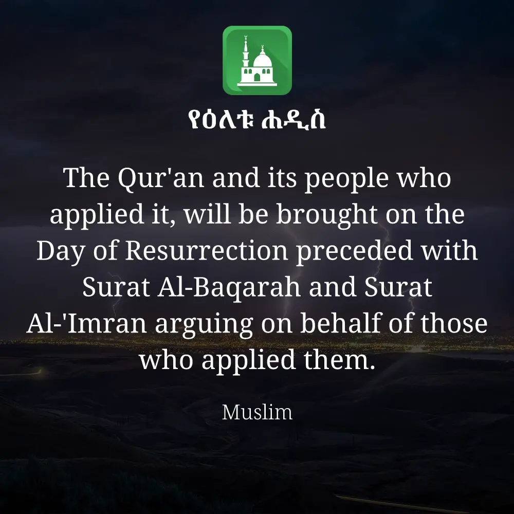 ዕለታዊ ሀዲስ