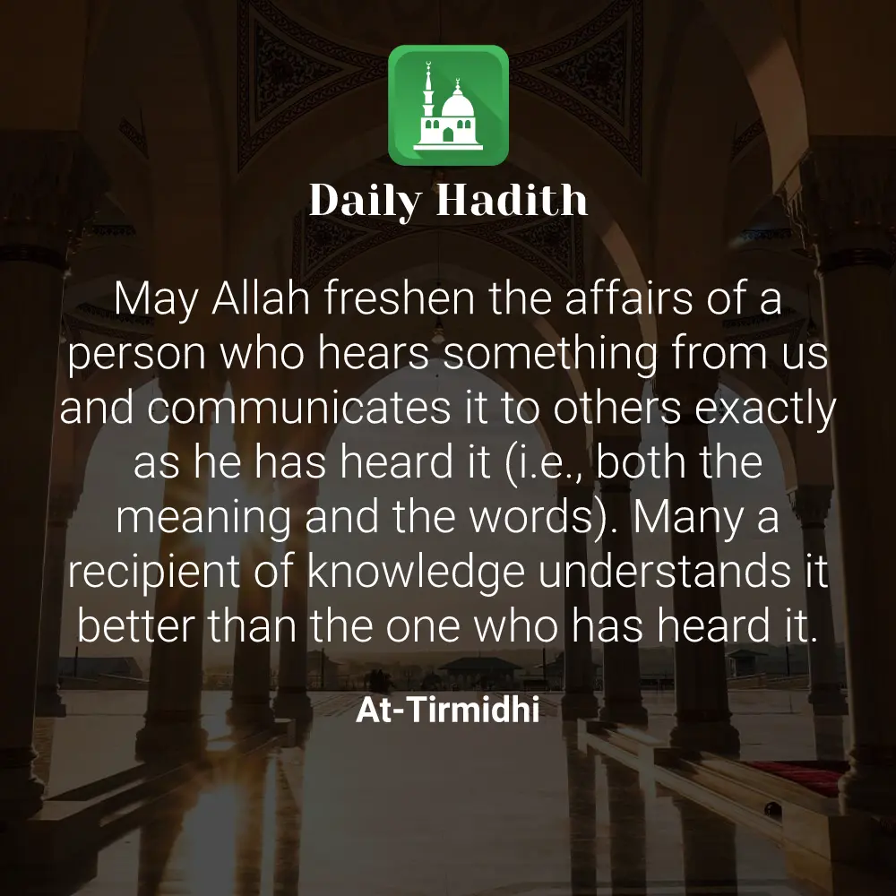 Daily Hadith