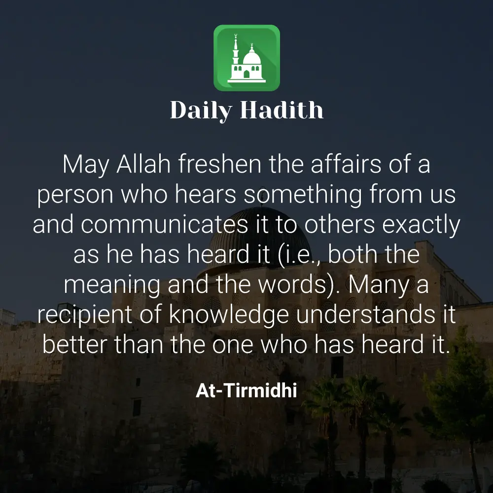 Daily Hadith