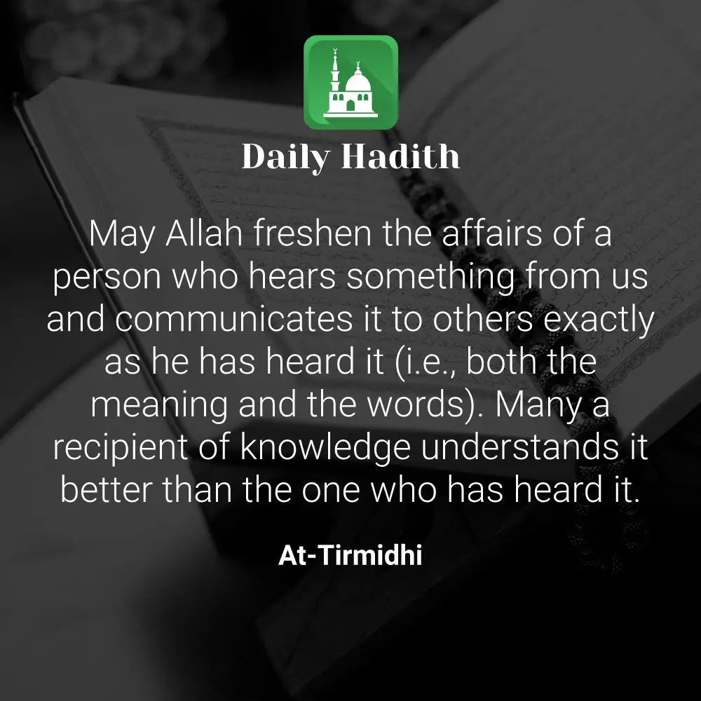 Daily Hadith