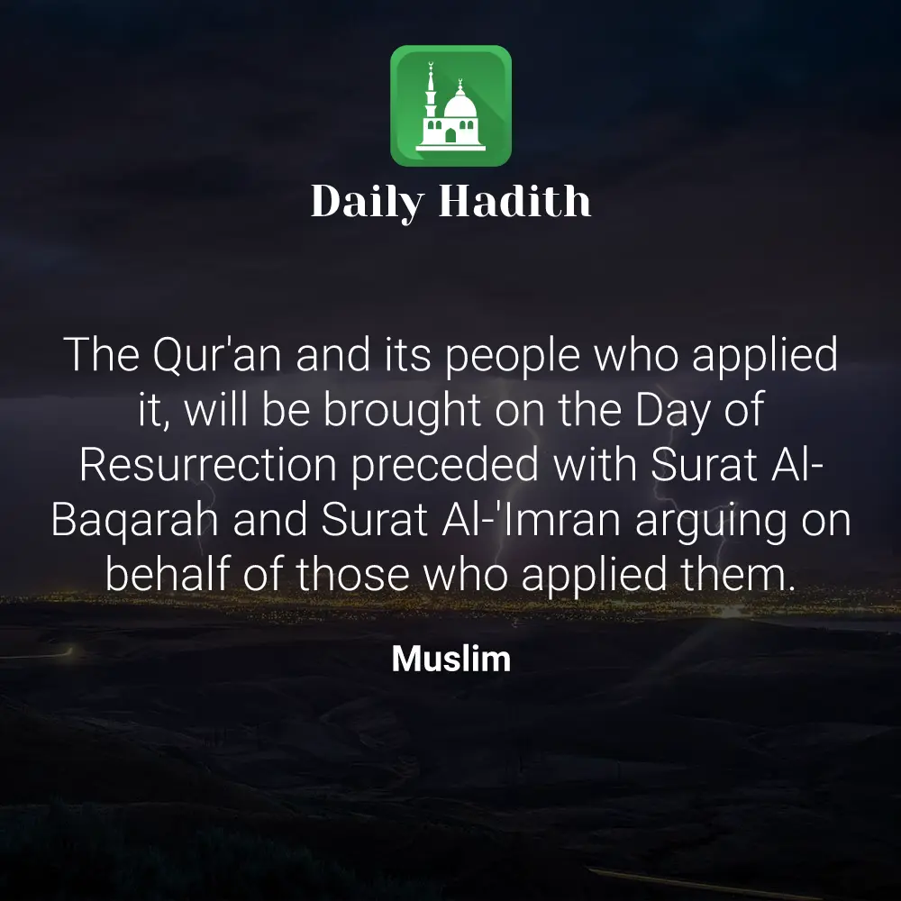 Daily Hadith