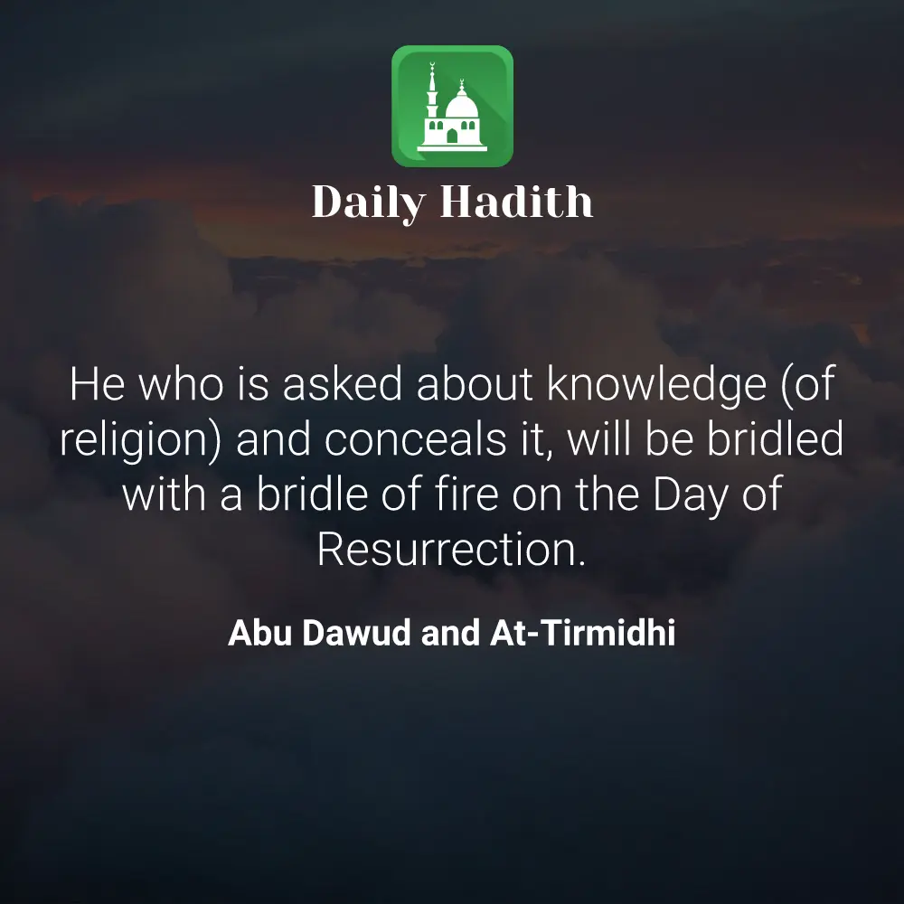 Daily Hadith