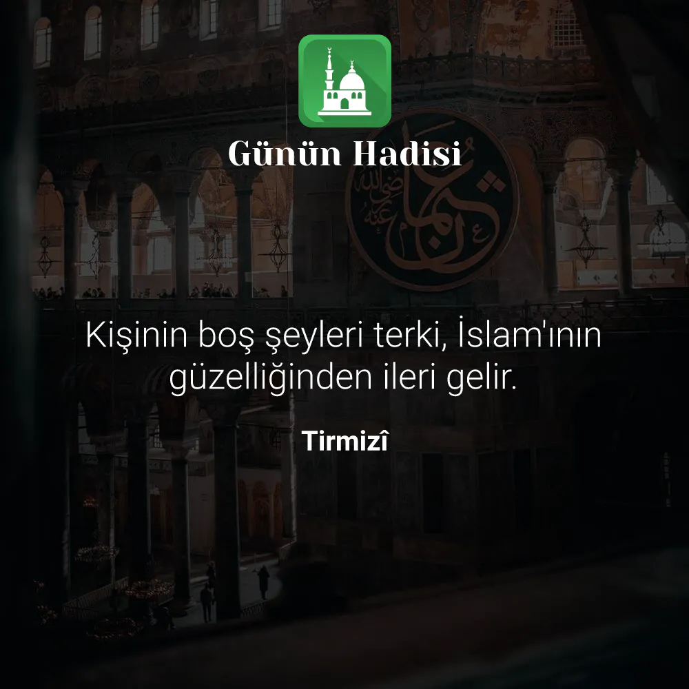 Günün Hadisi