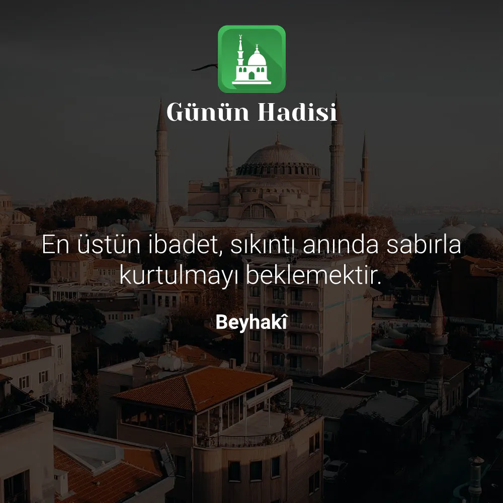 Günün Hadisi