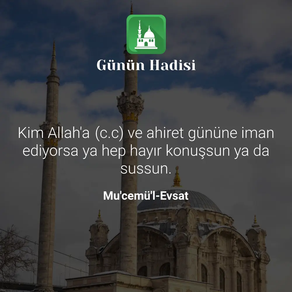 Günün Hadisi