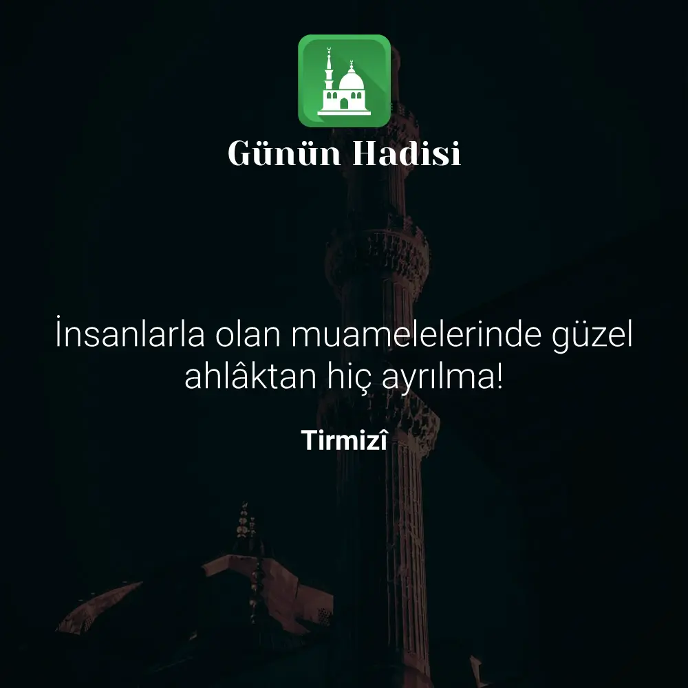 Günün Hadisi