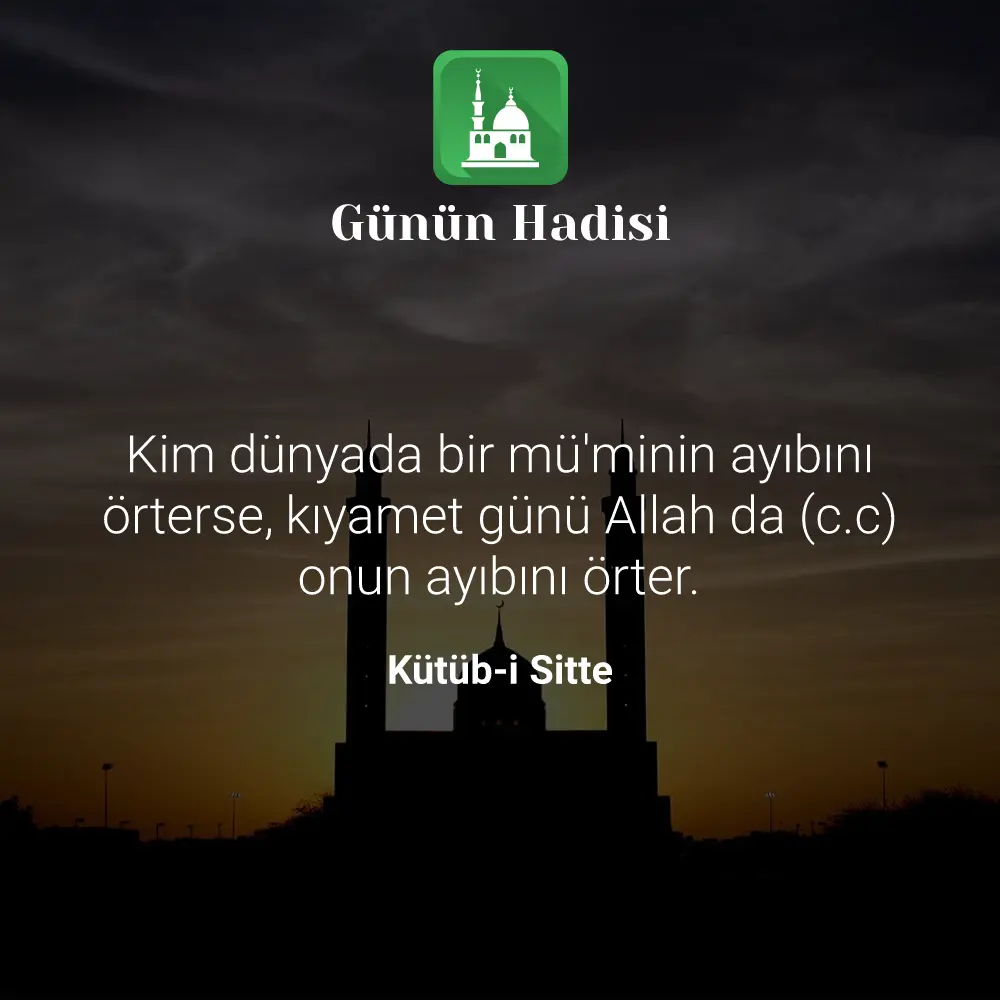 Günün Hadisi