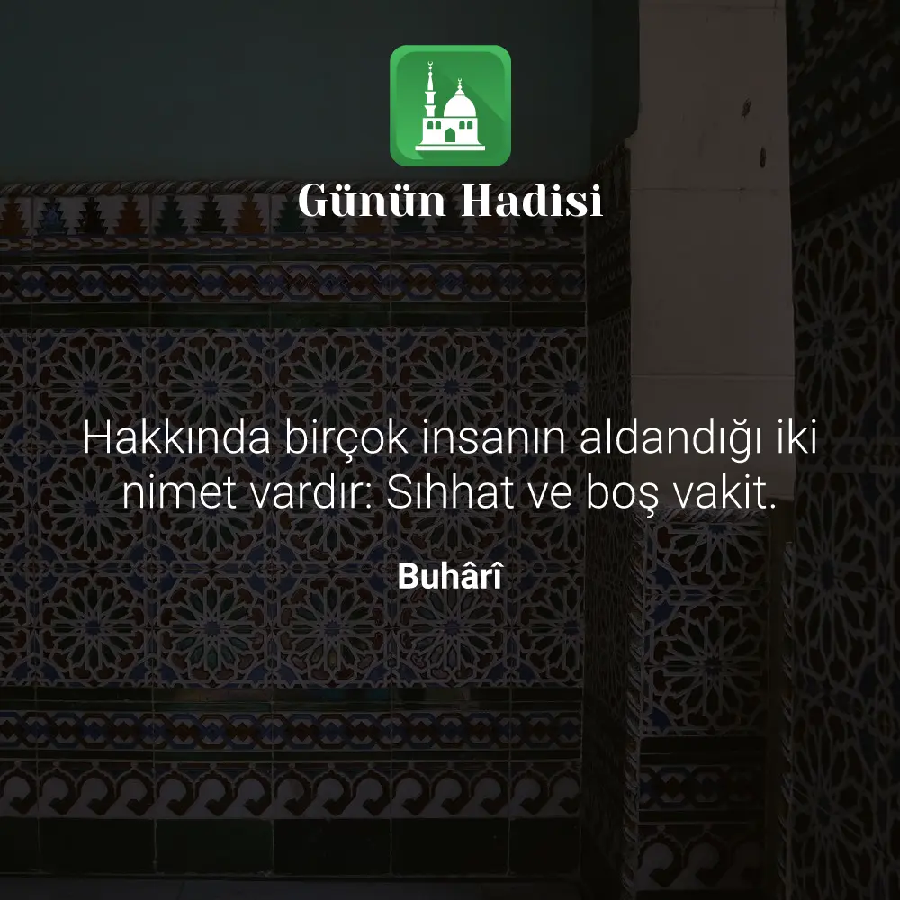 Günün Hadisi