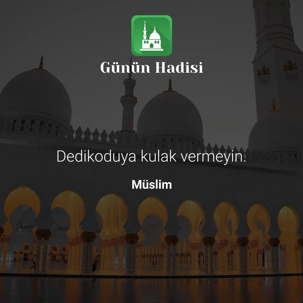 Günün Hadisi