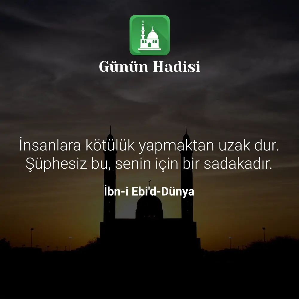 Günün Hadisi