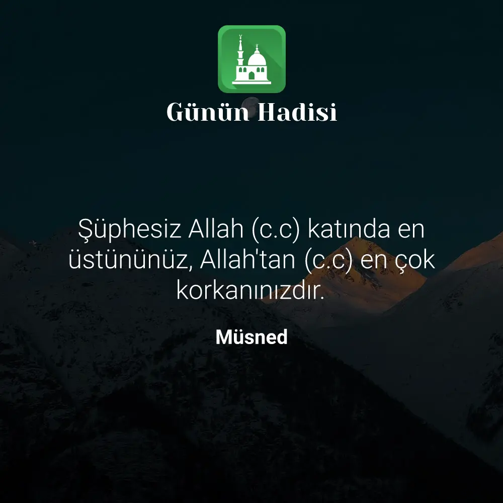 Günün Hadisi