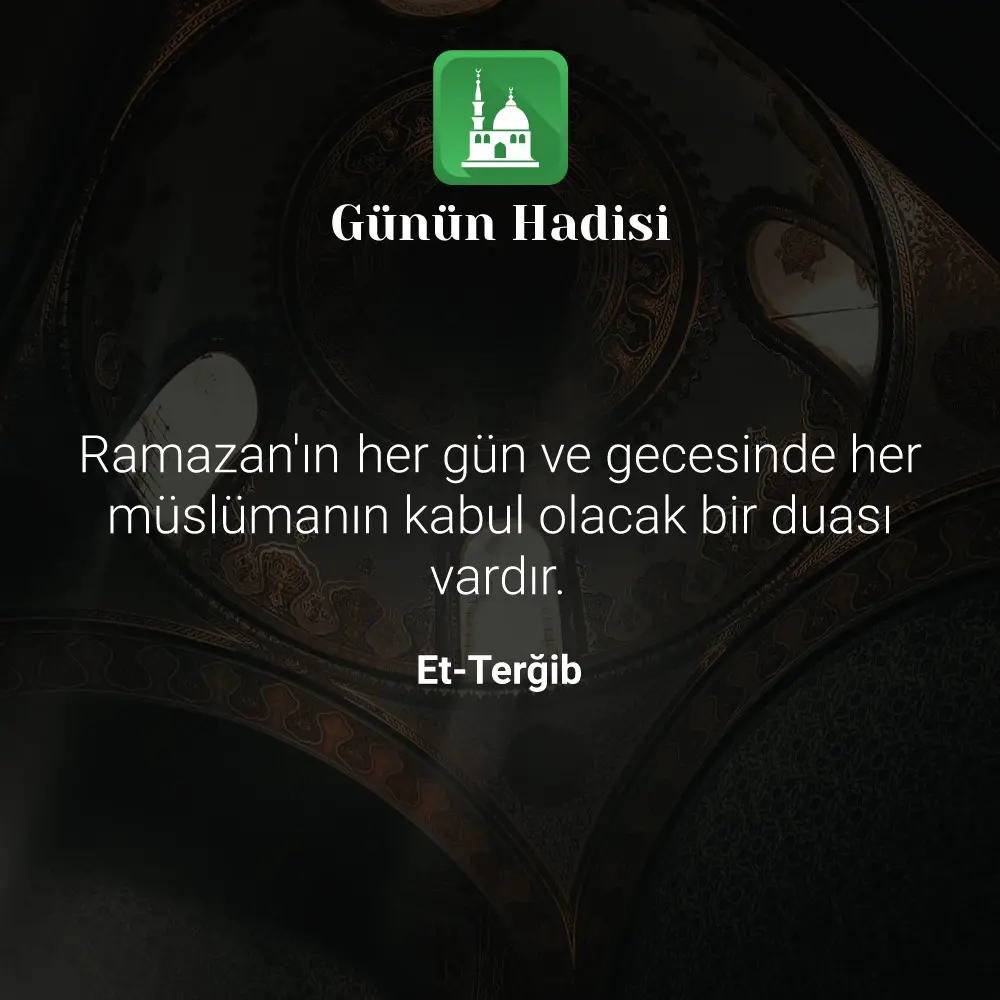 Günün Hadisi