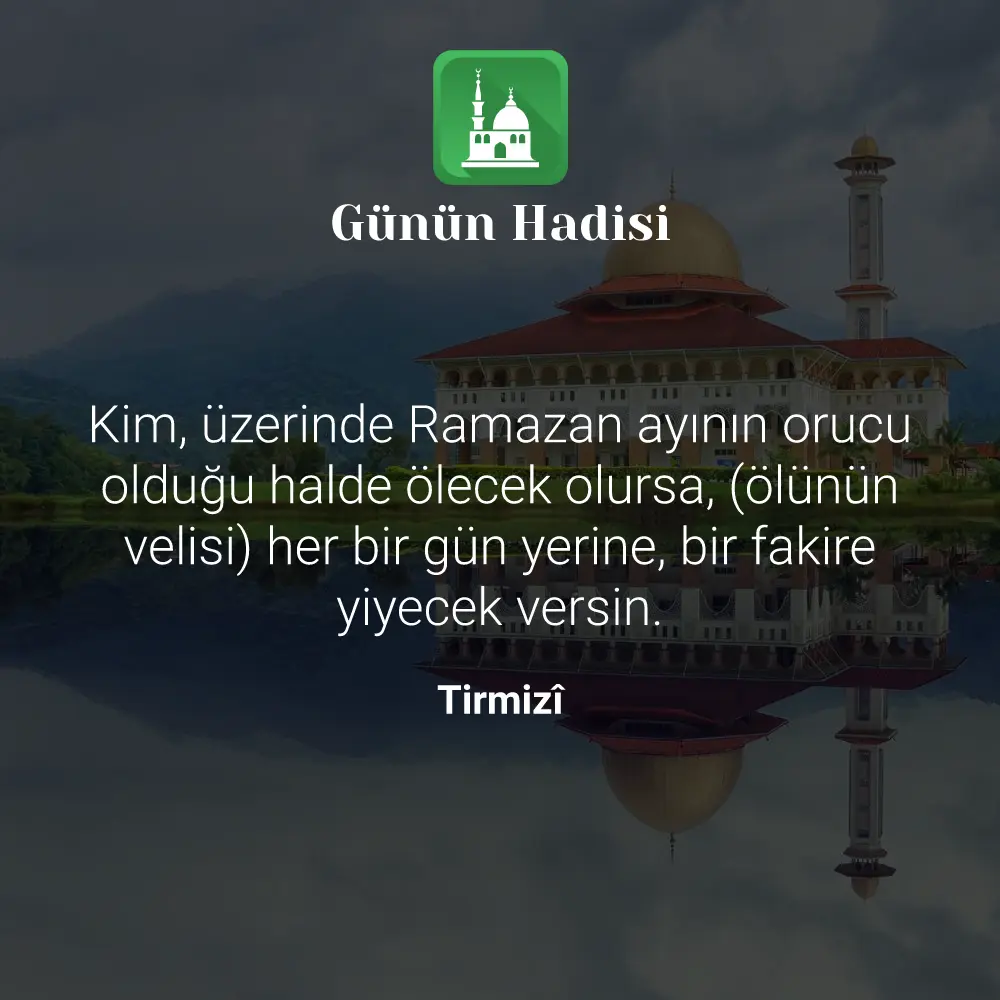 Günün Hadisi