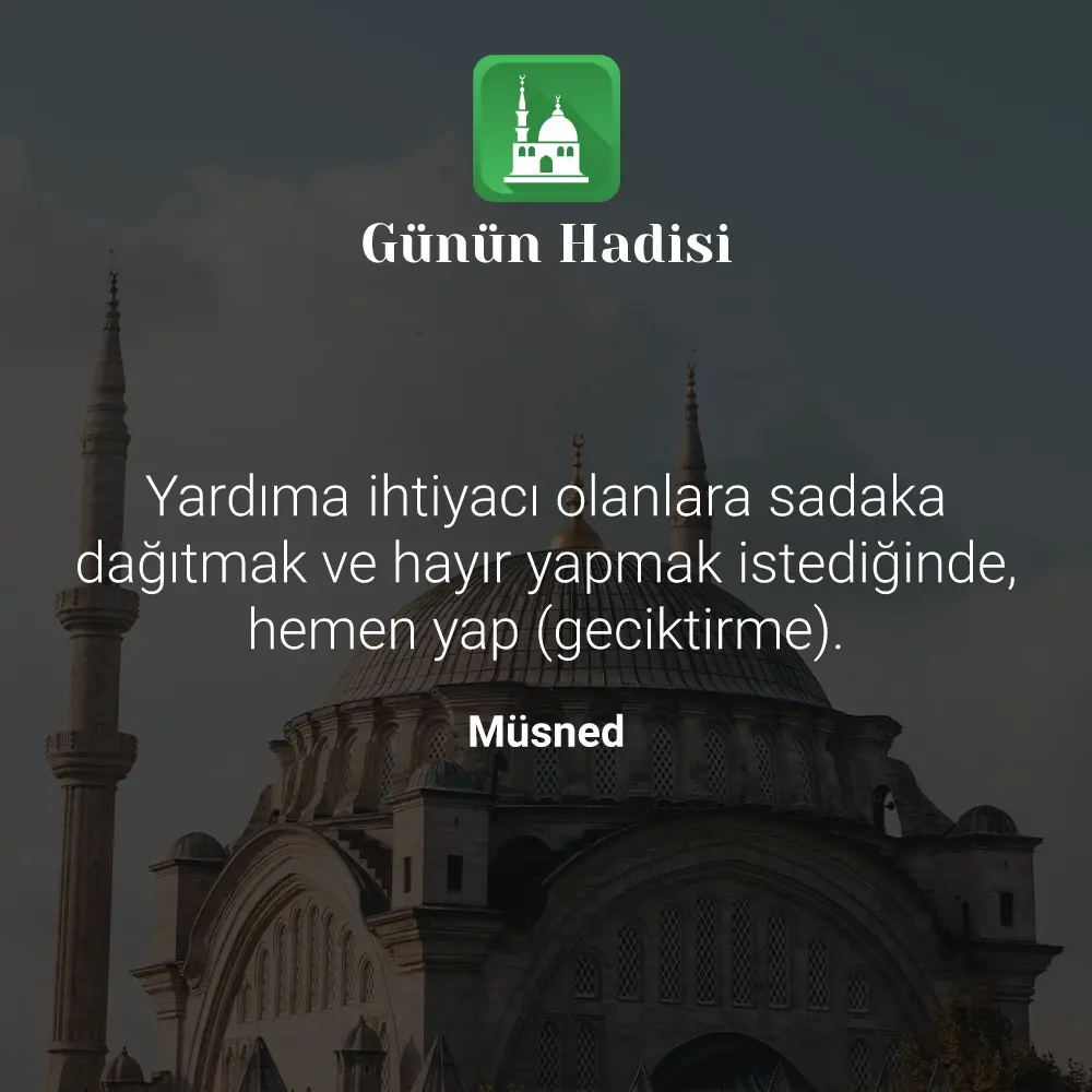 Günün Hadisi