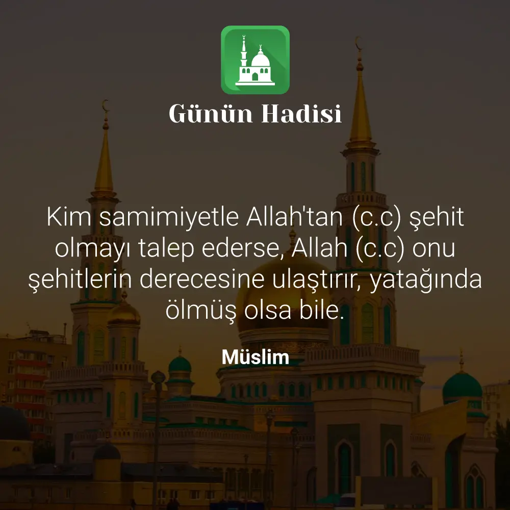 Günün Hadisi