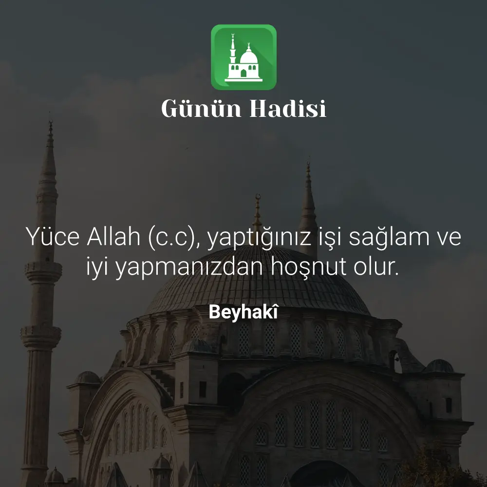 Günün Hadisi