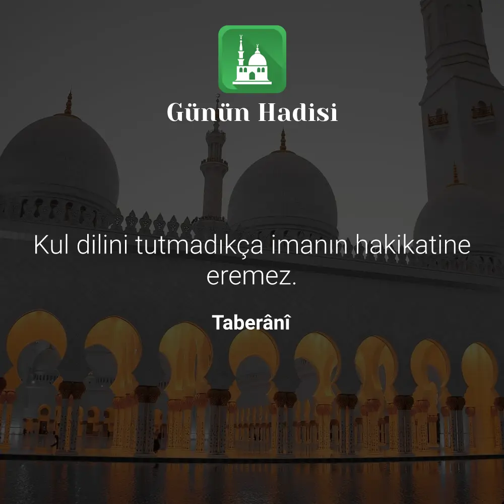 Günün Hadisi