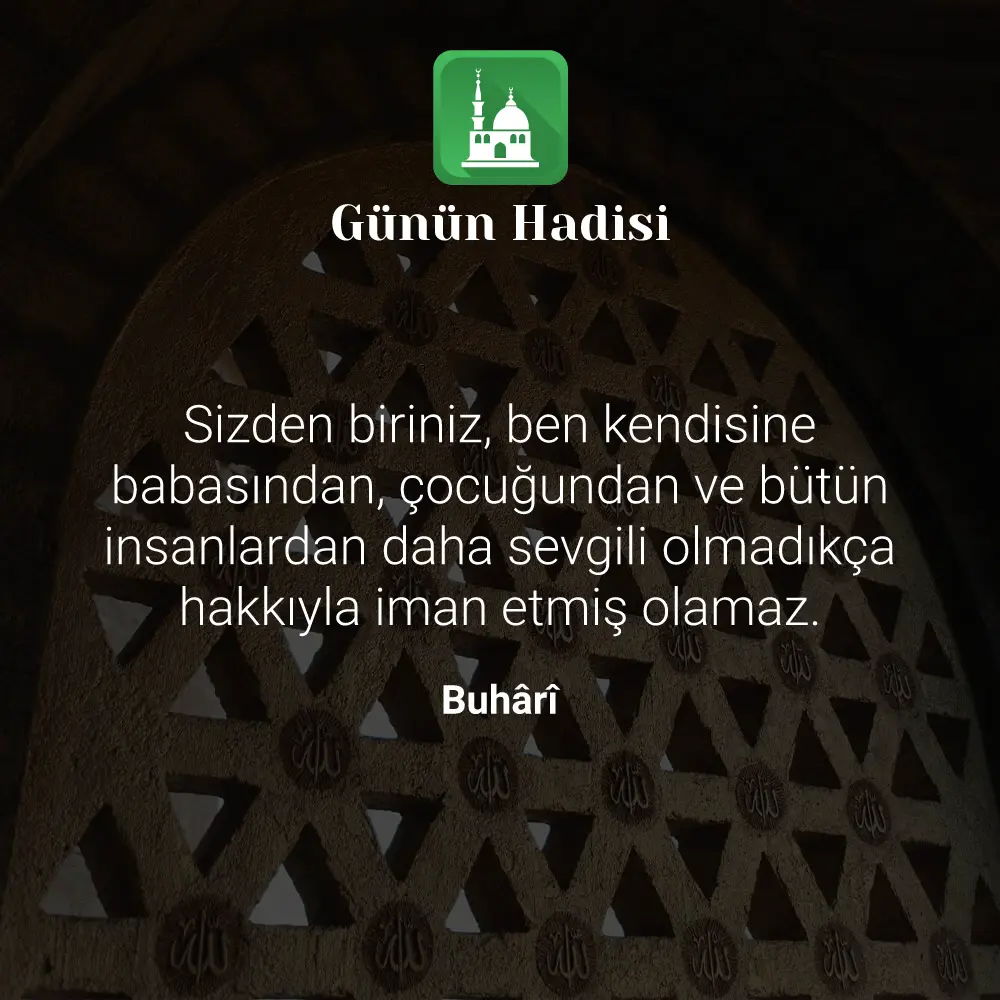 Günün Hadisi
