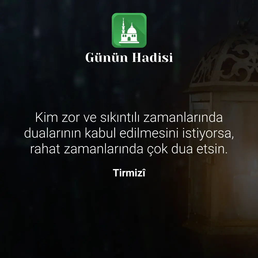 Günün Hadisi