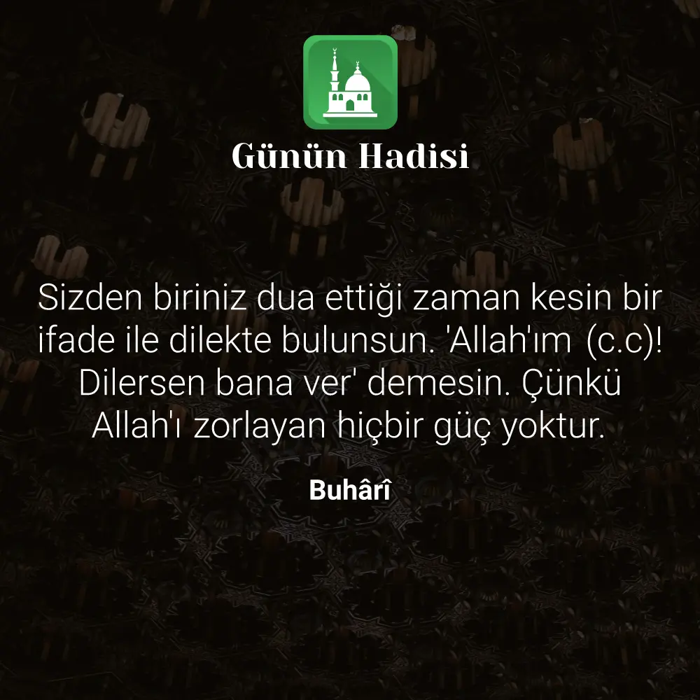 Günün Hadisi