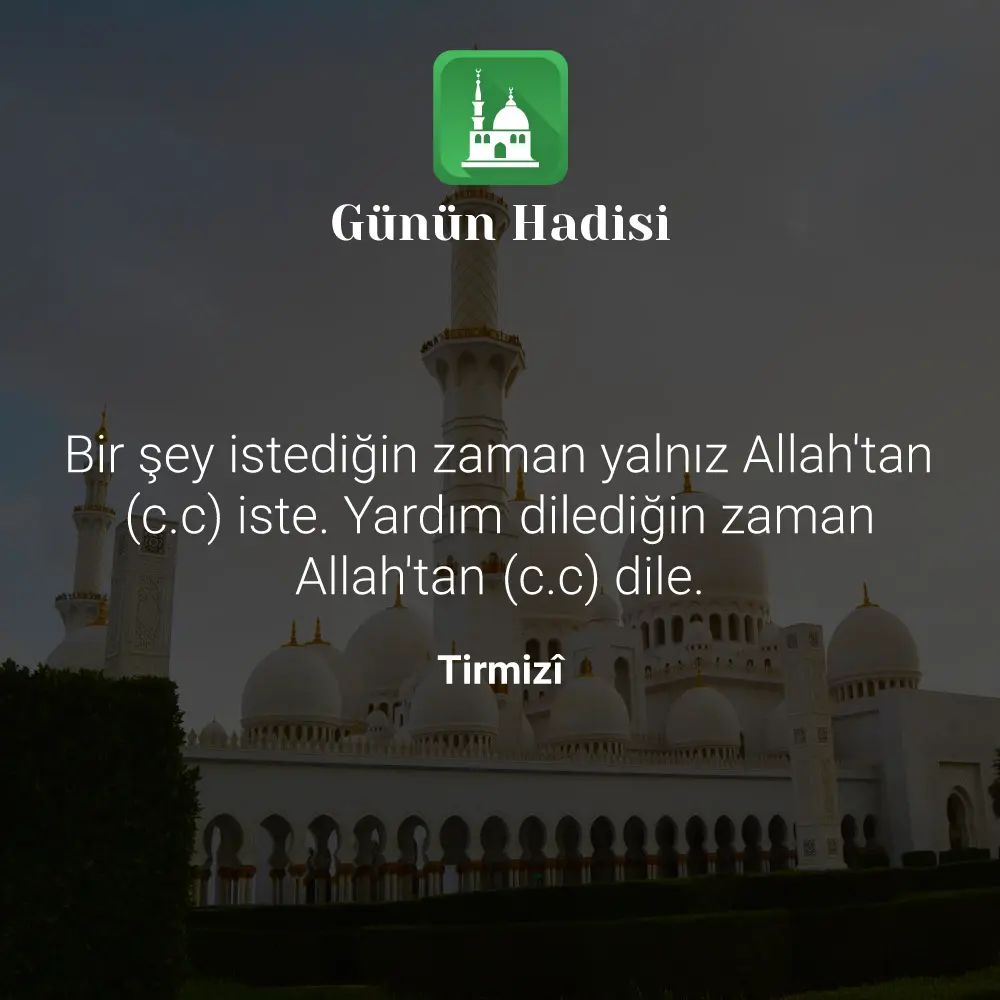 Günün Hadisi