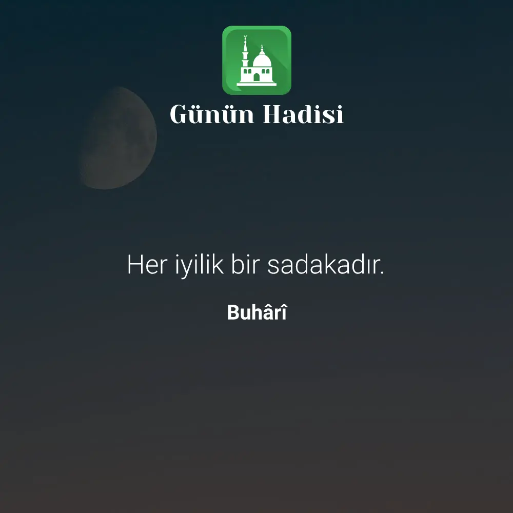 Günün Hadisi