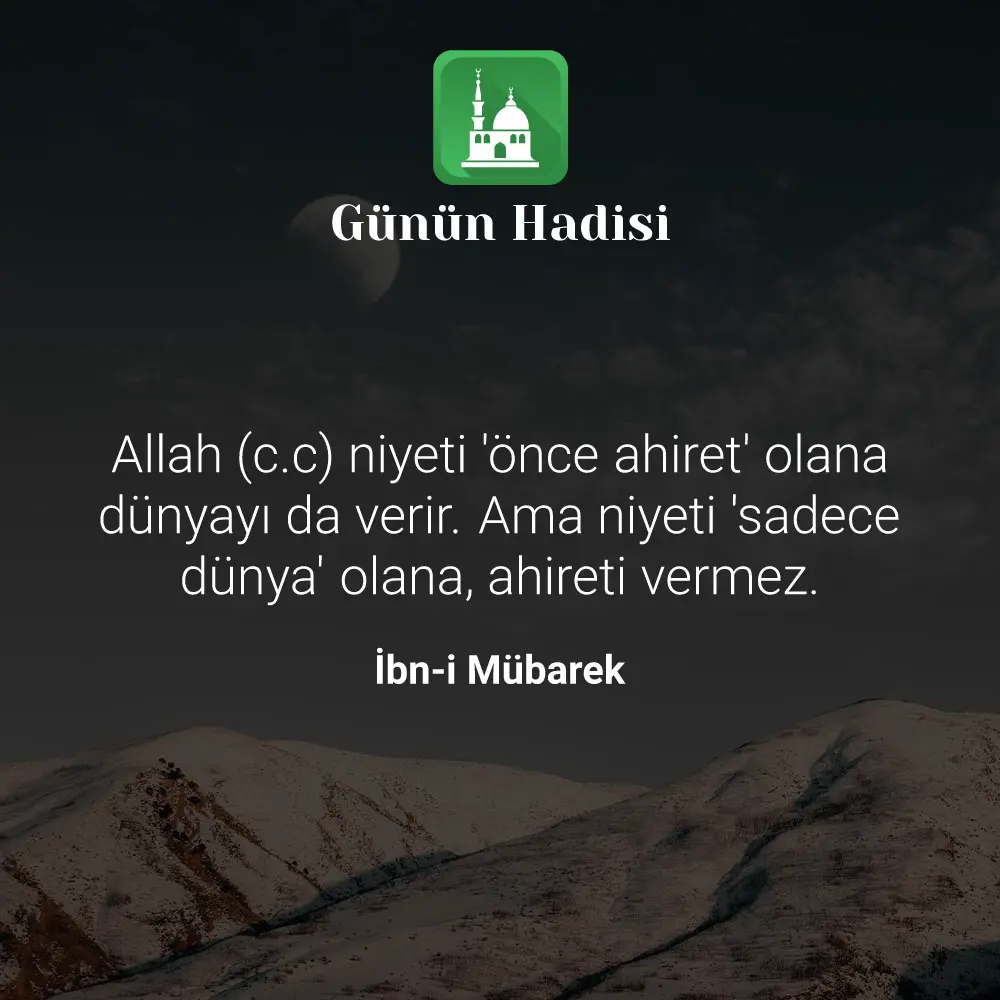 Günün Hadisi