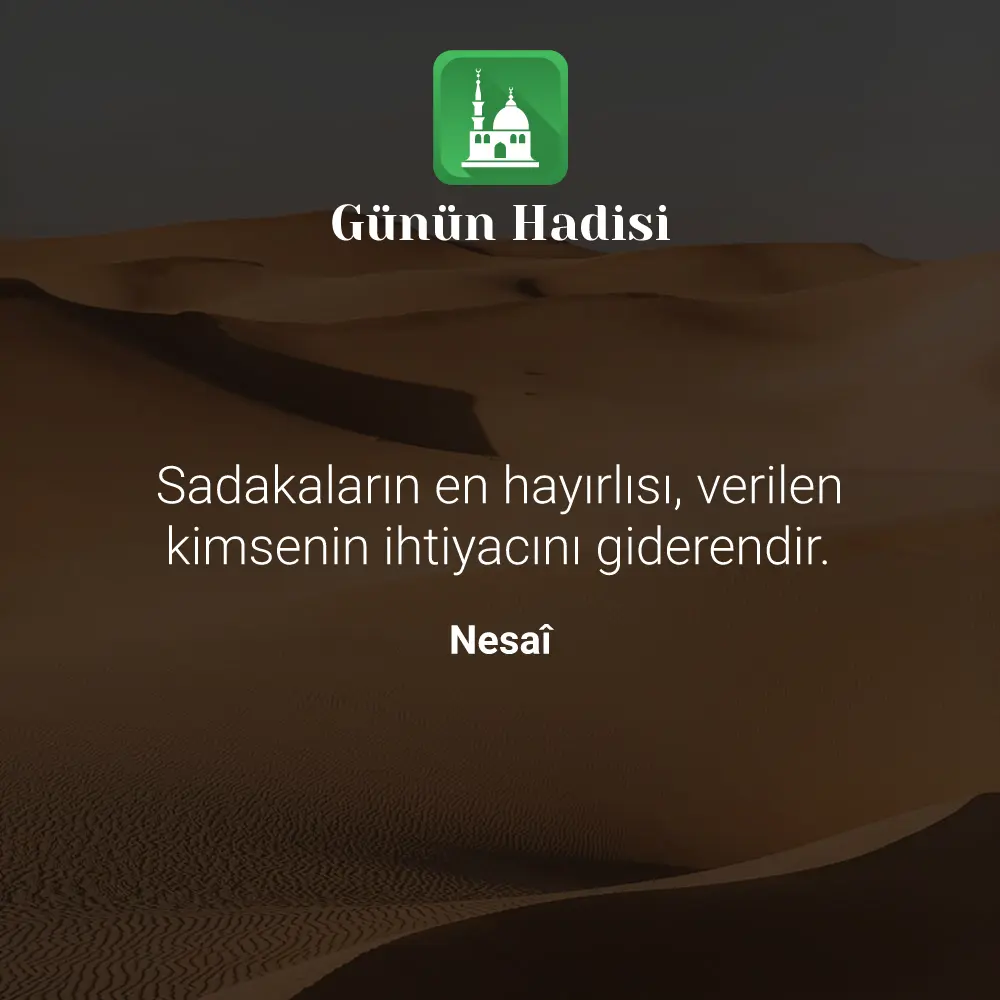 Günün Hadisi