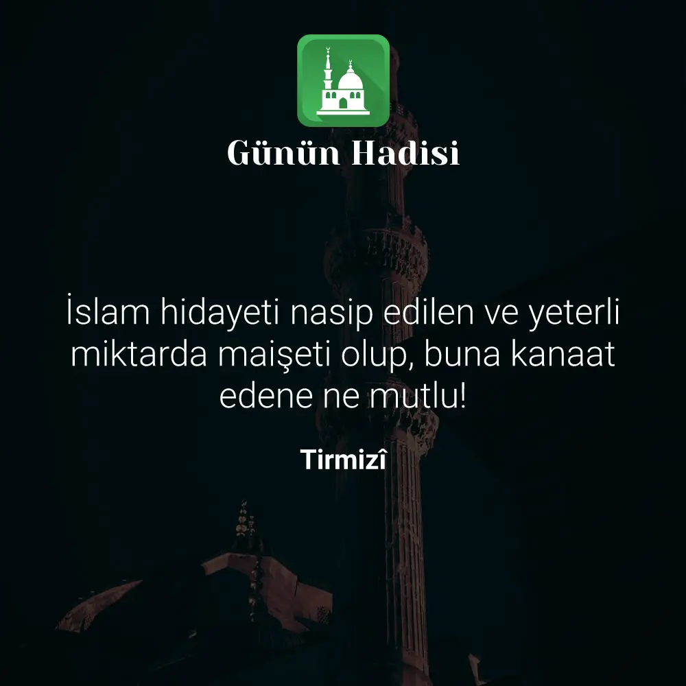 Günün Hadisi
