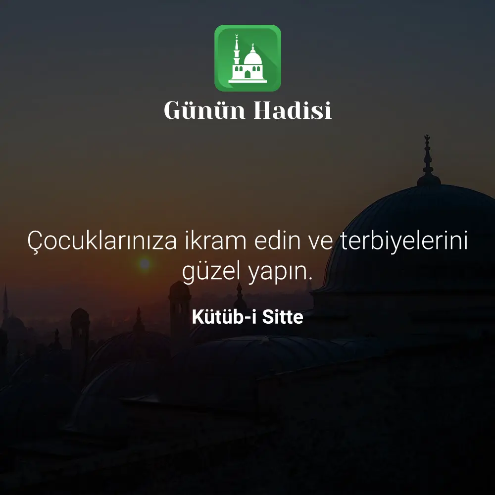 Günün Hadisi