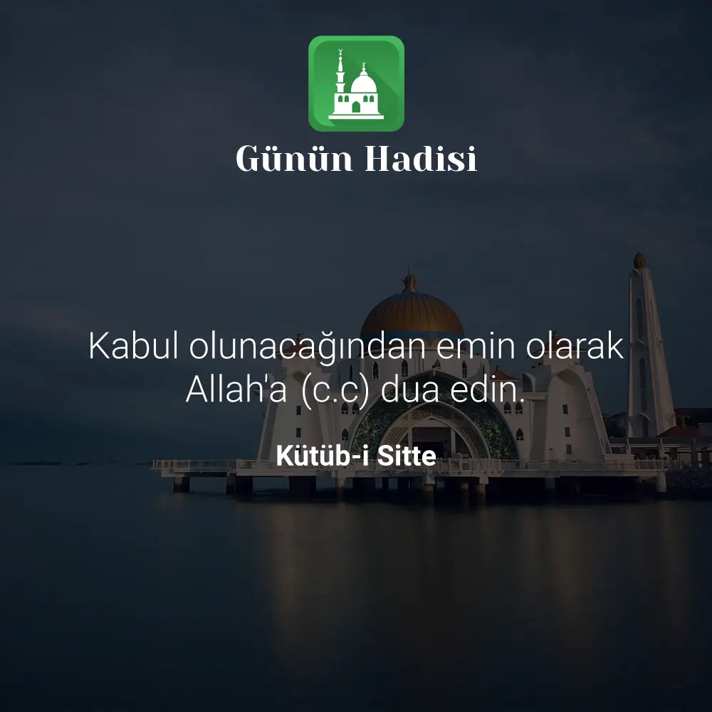Günün Hadisi